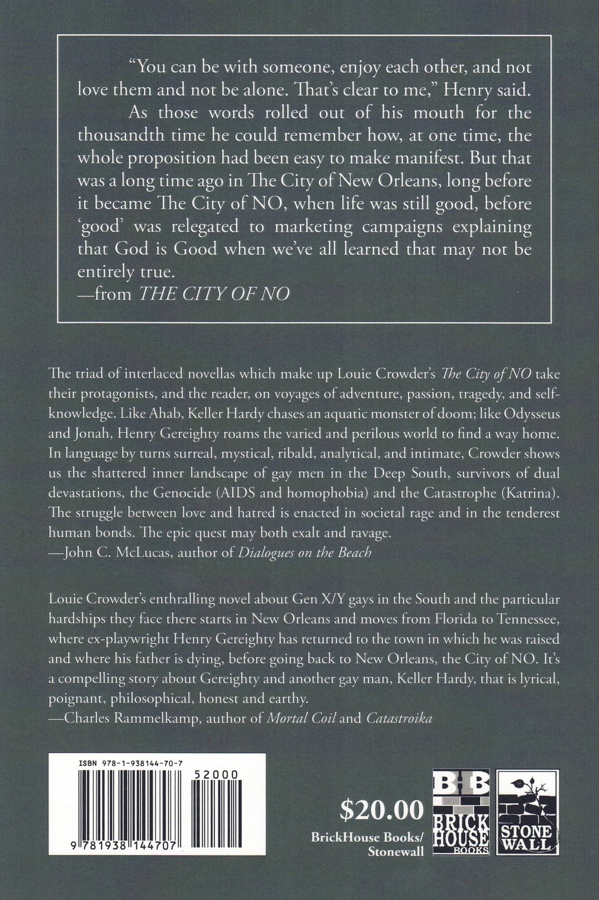 The City of No — additional view